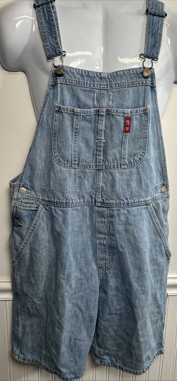 Vintage Polo Jeans Co Ralph Lauren Mens S Denim Shortalls 90’s Unisex